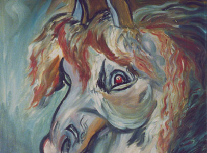 Omaggio a De Chirico - Olio su tela - 1971