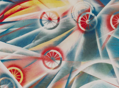 La ruota della vita - olio su tela - cm 50 x70 - 1982