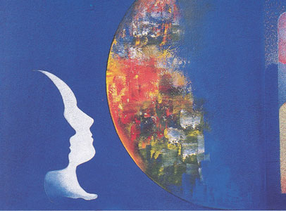 Segreti - olio su tela - cm 50 x 70 - 1994