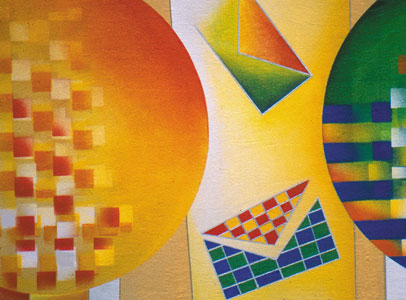Bisanzio - olio su tela - cm 60 x 80 - 1996