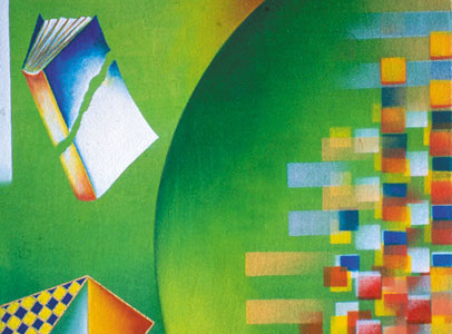 Primavera - olio su tela - cm 70 x 50 - 1996