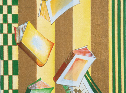 Racconti - olio su tela - cm 40 x 40 - 2001