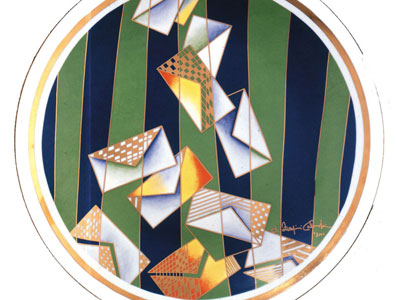 Oltremare - porcellana - Ø cm 45 - 2001